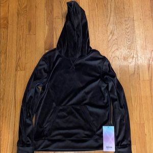 kids lululemon set to go velour hoodie